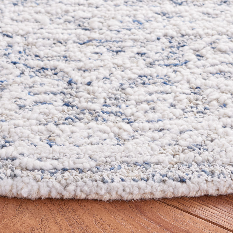 Metro Hand Tufted Performance Floral Rug, Round 6'