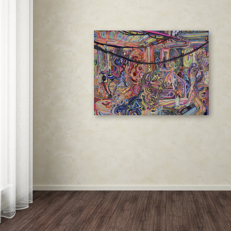« barbecue », reproduction d’impression sur toile tendue, H 14 po x l 19 po x P 2 po