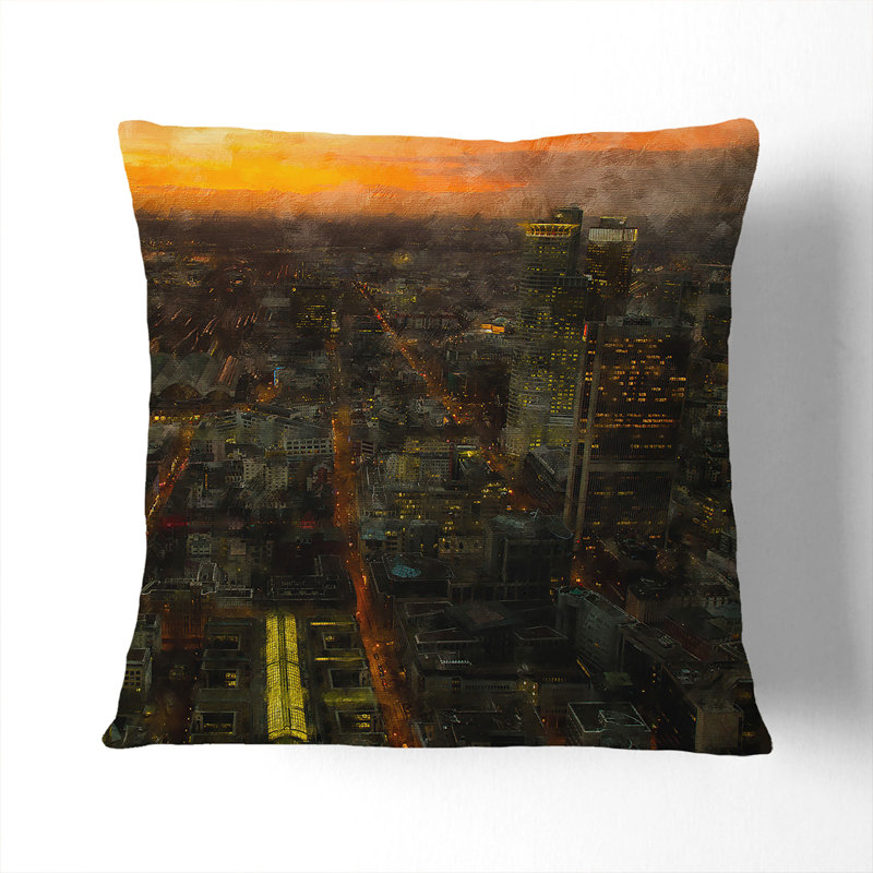 Square Cushion, 55cm H x 55cm W x 20cm D, White