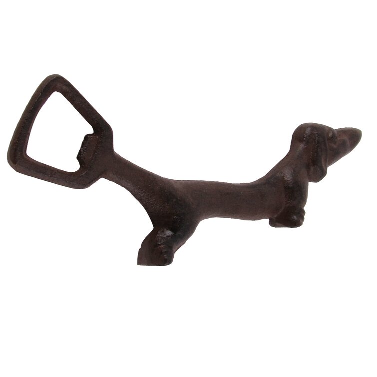 Fred Winer Dog Bottle Stopper, Brown