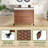 Laundry Hamper With Wheels, 160L Rattan Hampers & 2 Removable Liner Bags, Laundry Basket with Lid-1349146044-1363649648