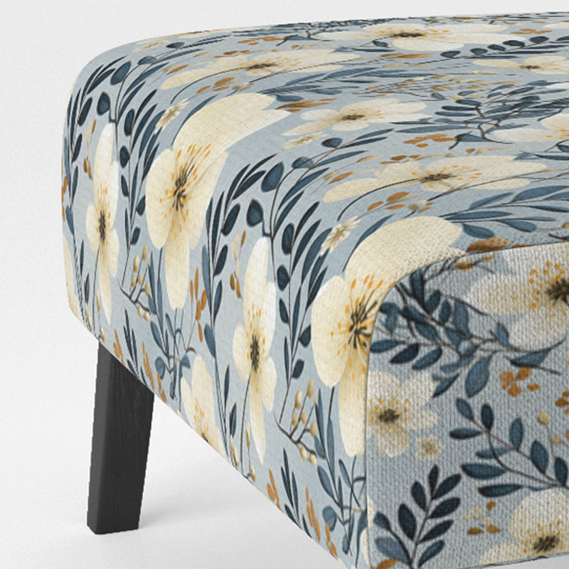 Fauteuil de chambre de campagne rembourré Dreamy Garden