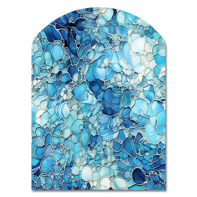 Landenne - Floral Asymmetrical Metal Wall Art