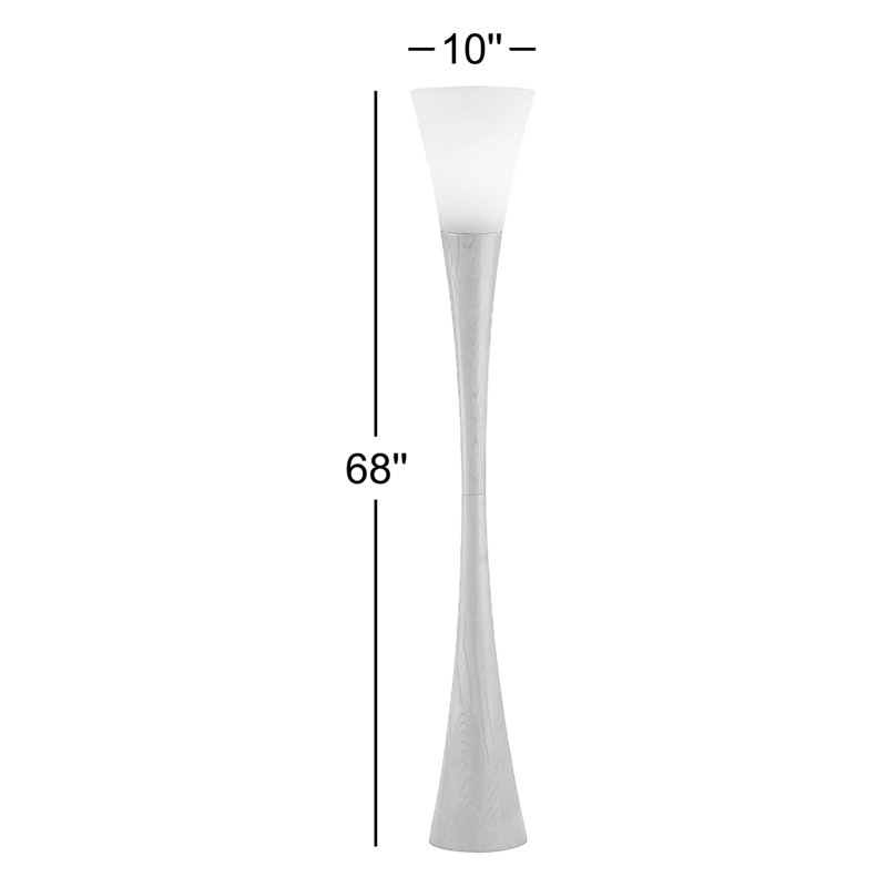 Lampe sur pied colonne 68 po Cresswell