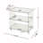 Digennaro Plastic Bar Cart
