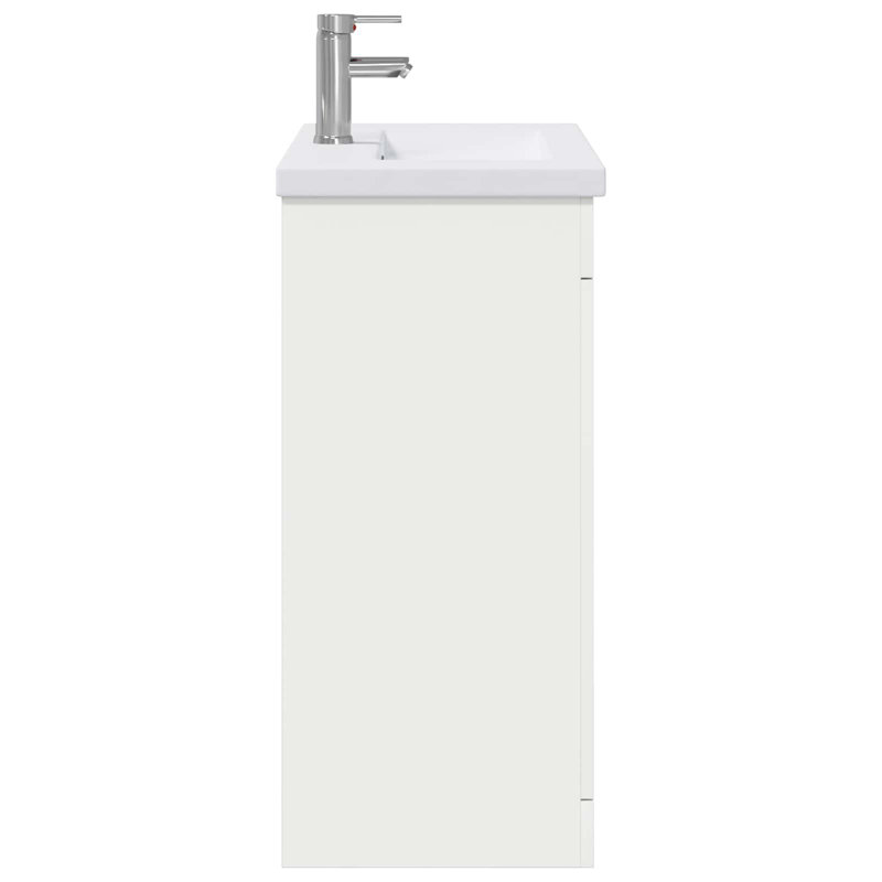 Vanity & Mirror Set, White