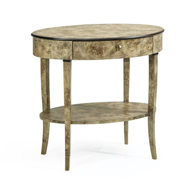 Hamilton 1 - Drawer Solid Wood Nightstand in Golden Amber by Jonathan Charles Fine Furniture
