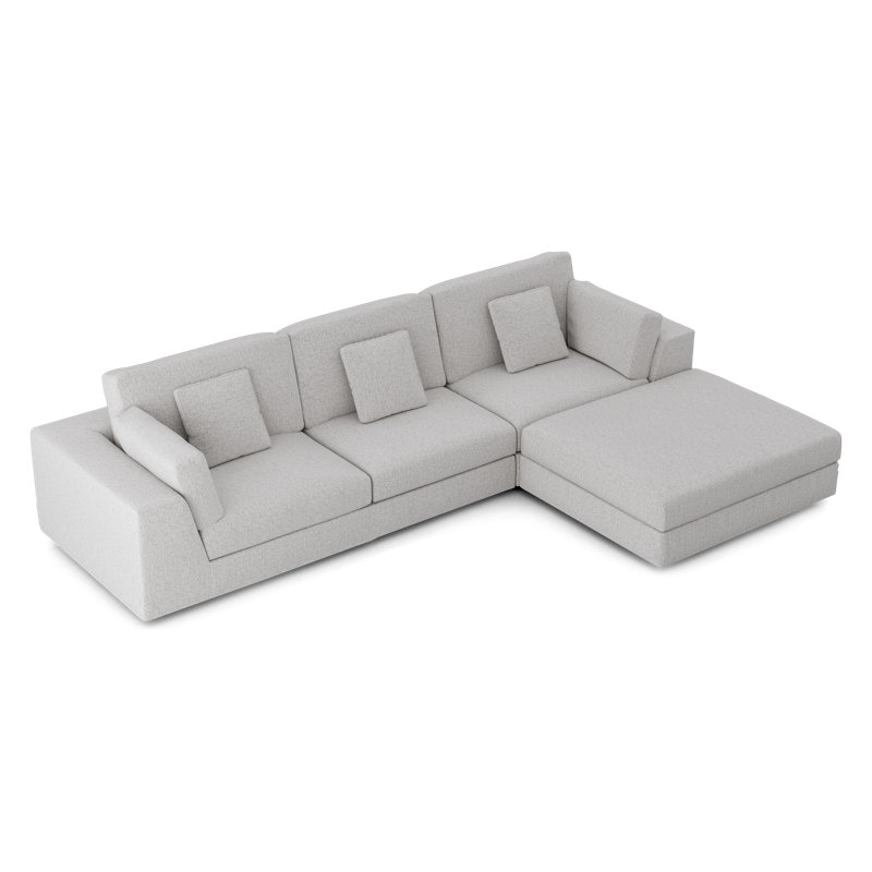 Perry Modular Sofa Set 06, Gris Fabric