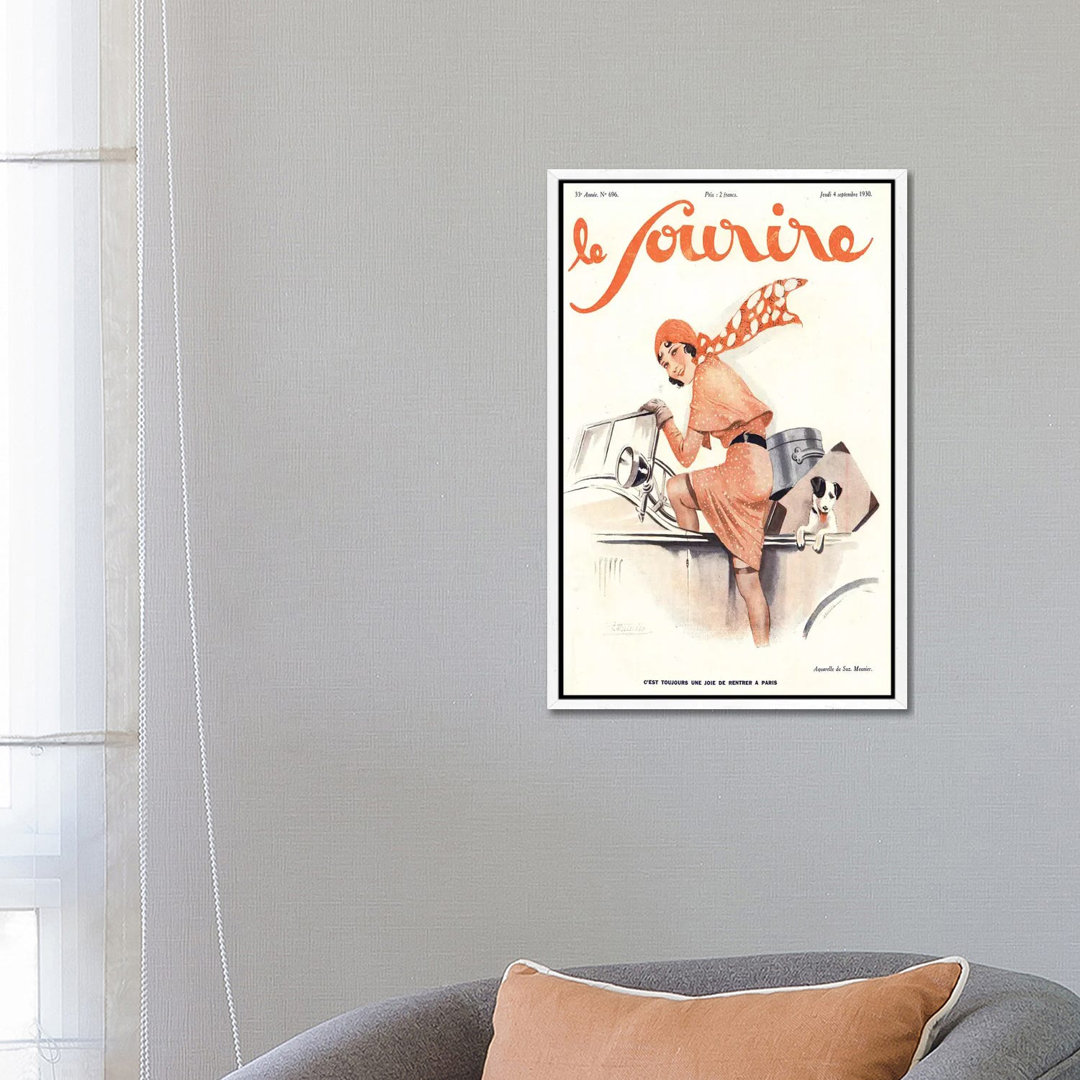 1930s Le Sourire Magazine Cover by The Advertising Archives - Gallery- Giclée on Canvas