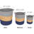 3-piece Set Storage Basket Woven Laundry Hamper With Handle