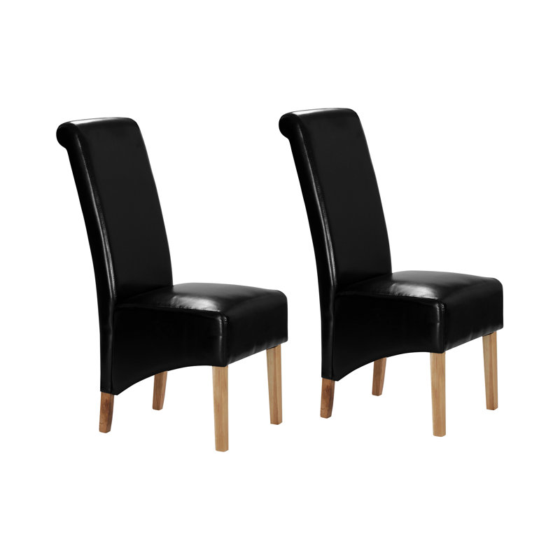Joanie Upholstered Dining Chair, Black
