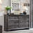 Farmhouse 6-drawer Wooden Chest Of Drawers, Solid Wood Dresser, Storage Cabinet For Bedroom-907125972
