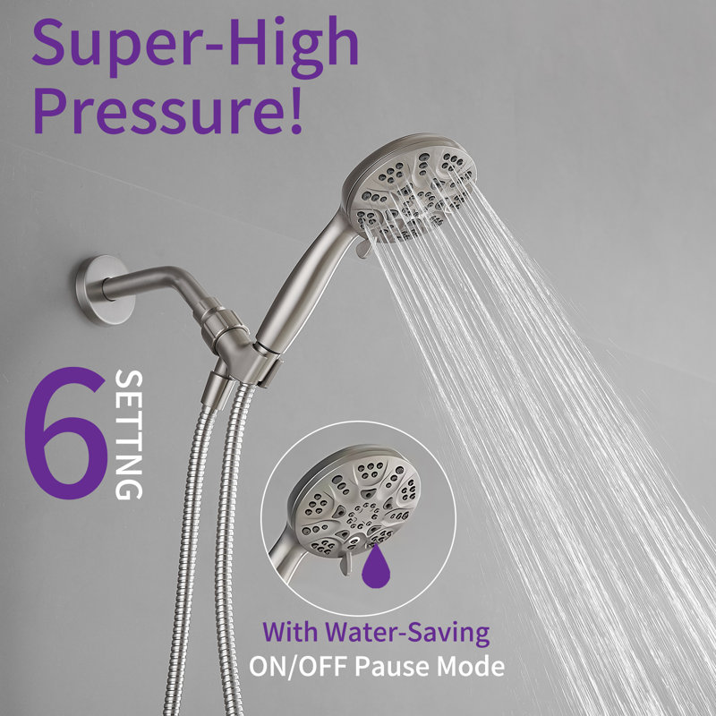 Robinet de douche, Nickel brossé