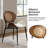 Pateley Mid-Century Modern Rattan Dining Chair Set-107868626-107868625
