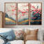 Paysage de cerisier rose du Japon, paysage II-107213565-107213573