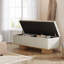 Fabric Upholstered Storage Bench