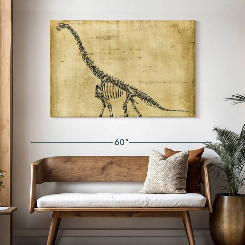 Brampt Brachiosaurus Study, 32" H x 48" W