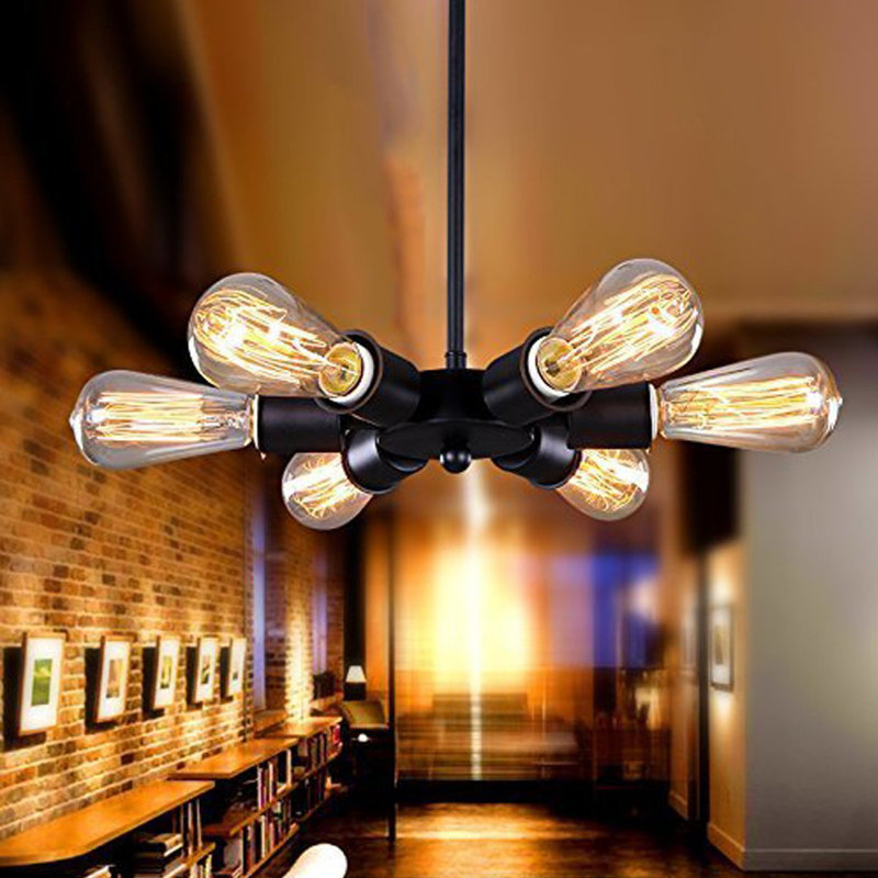 6 - Light Black Kitchen Island Pendant