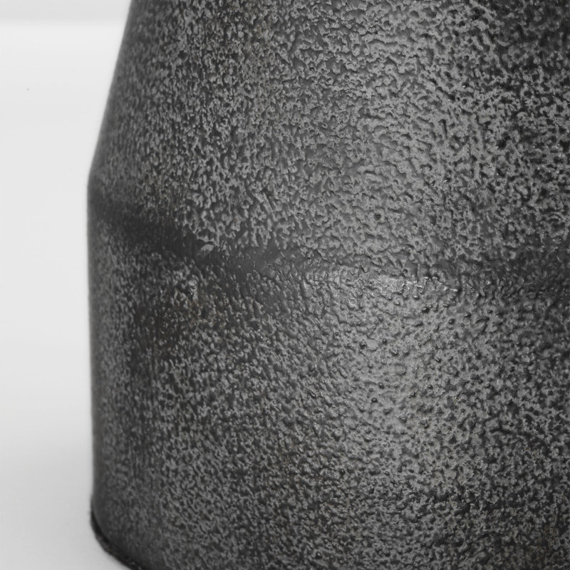 Kelly Wearstler Nebeker 1 Light Bedroom Home Office Living Room Lamp In Pearl Finish With White Linen Shade, Black