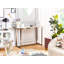 Llorente 120cm Glass Top Console Table
