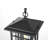 Almaha 12 inch Outdoor Pendant in Black