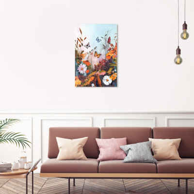 Nature Beauty Fall On Canvas by Wynwood Studio Print