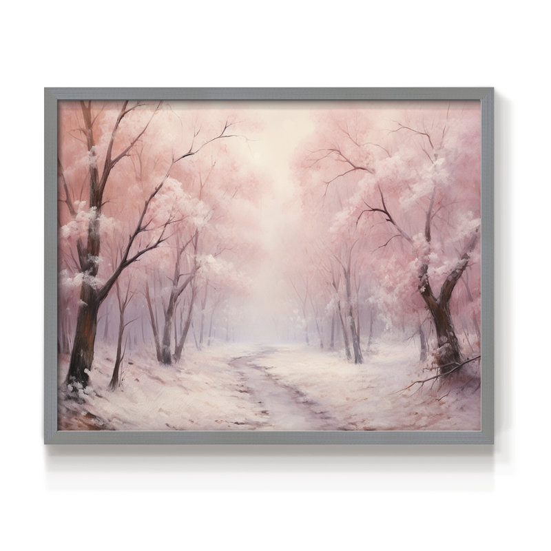 Paysages rétro - Cxxvi - impression encadrée - réaménageable, Gris, H 11 po x l 14 po