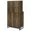 Wine Cabinet Rustic Oak 2-Doors