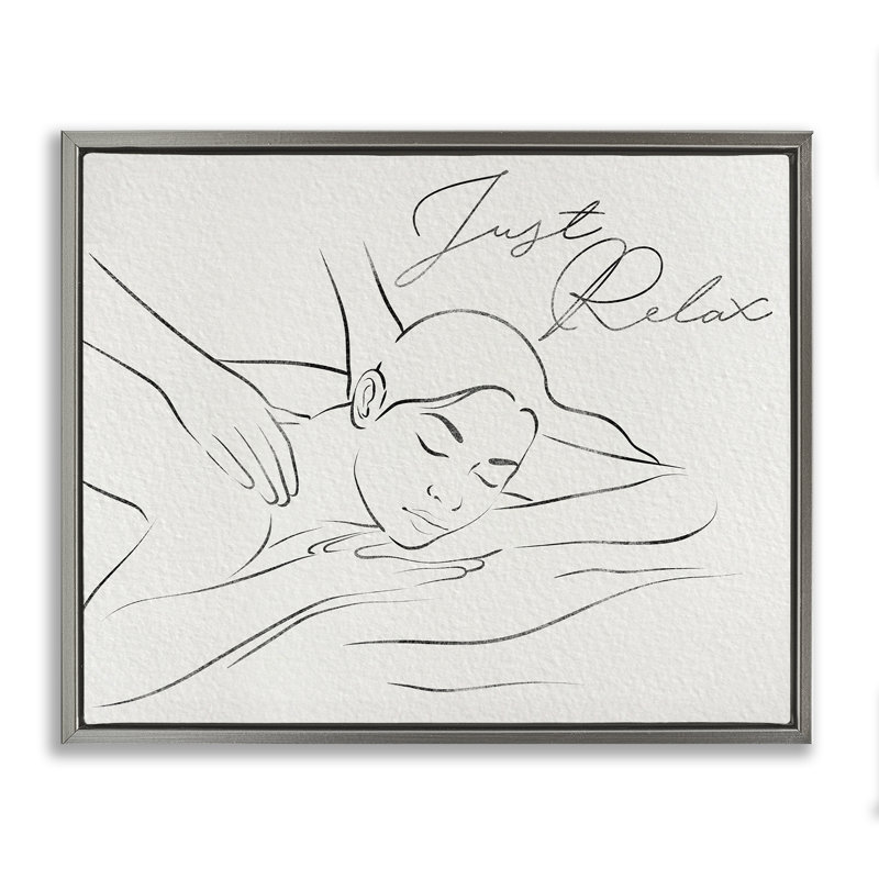 Cadre flottant à massage Just Relax, design par Marcus Prime, H 17 po x l 21 po, Cadre flottant gris lustré