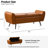 Shaneta 55"W Vegan Leather Storage Bench Storage Ottoman for King Size Bed-45947767
