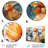 Manel - Abstract Botanicals Metal Wall Decor Set
