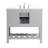 Pelaghia 36'' Single Bathroom Vanity with Marble Top-57367889