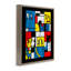 Cadre flottant abstrait Color Block Dogs, design par Tobe Fonseca-479257867-479257864
