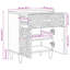 50cm W Solid Wood Bedside Table