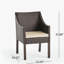 ANTIBES DINING CHAIR-BROWN