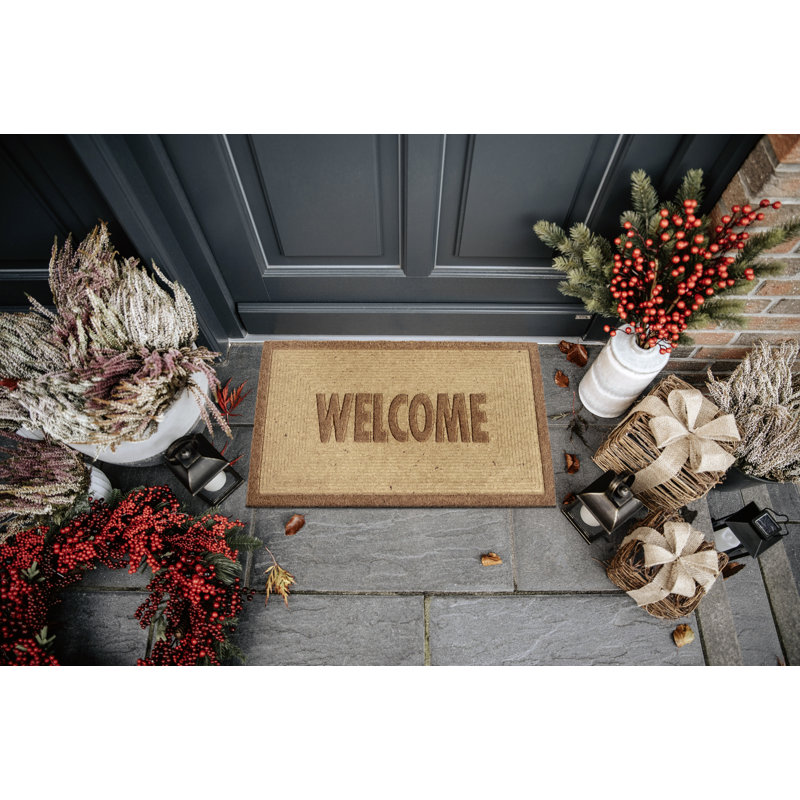 Mix Mats Welcome Non-Slip Kitchen Mat