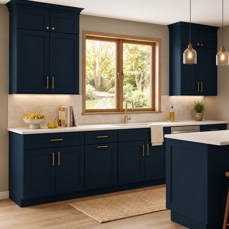 Dwelling Essentials Whitlam Door Sample, Azure