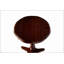 Table d'appoint à piédestal rond en bois 15,75 pouces, table de chevet vintage pour salon et chambre à coucher-361935284