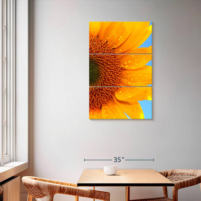 Harnek Fresh Sunflower, 57" H x 36" W