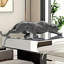 Unique Modern Black & White Leopard Statue