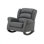 Grey Rocking Chair With Flared Arm