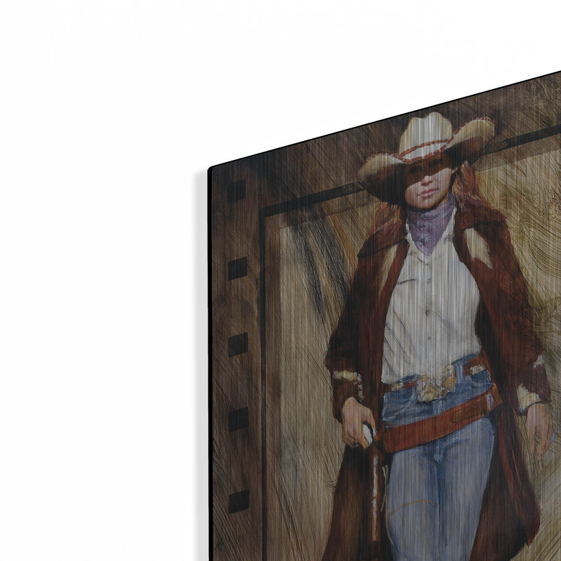 «Buckled Up» par J.E. Knauf, H 24 po x l 16 po