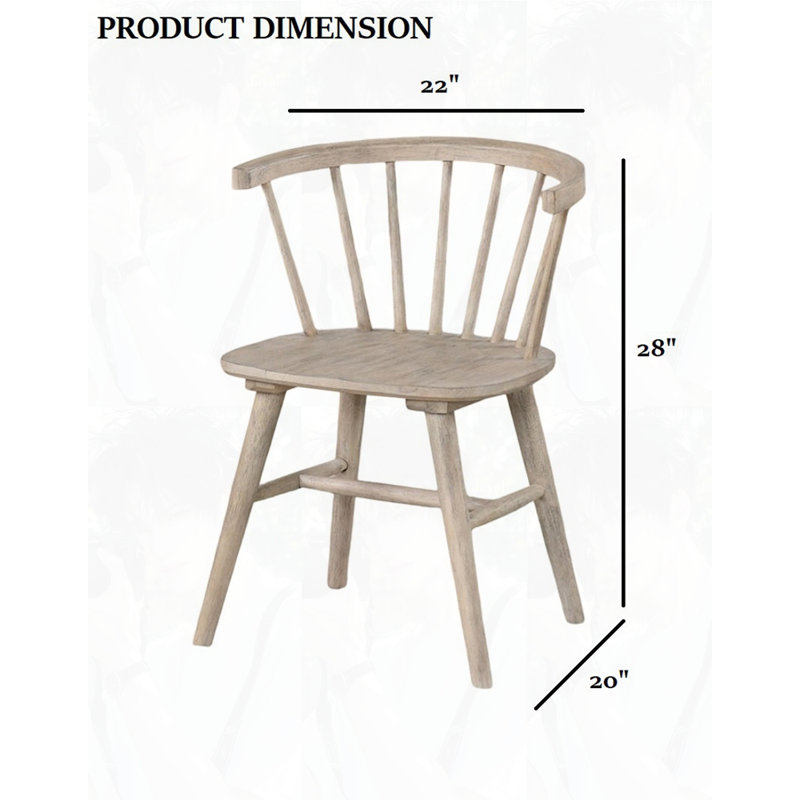 Chaise de salle à manger de style moderne Mid-Century 2 pièces