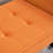 51.5" Orange Velvet Bench With Spacious Storage - Ideal For Various Rooms In Your Home Bed Curved Arms & Solid Legs-1867366075