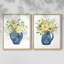 «Sunny Chinoiserie I», reproduction encadrée de qualité supérieure - prête à être accrochée - aucun clou requis - aucun clou requis-671193199-671193200