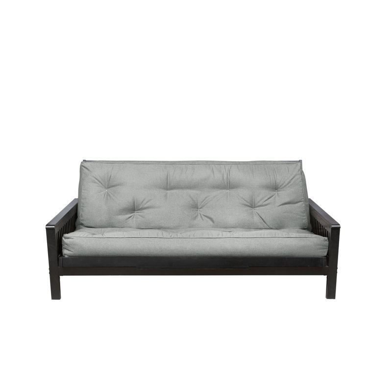 Matelas de futon en mousse à mémoire de forme Agustine, 12", Double, Gris