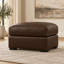 Vancouver Heirloom Quality Ottoman in Buttery Soft 100% Top Grain Leather, Made to Order-395500411