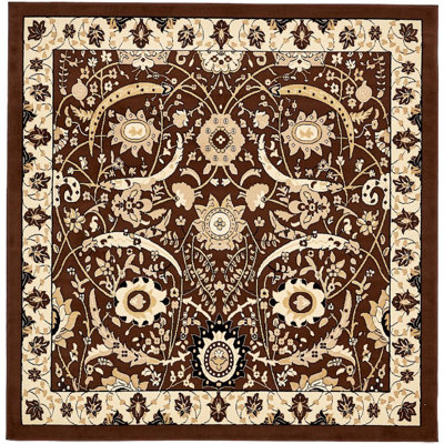Kashan Floral Indoor Rug