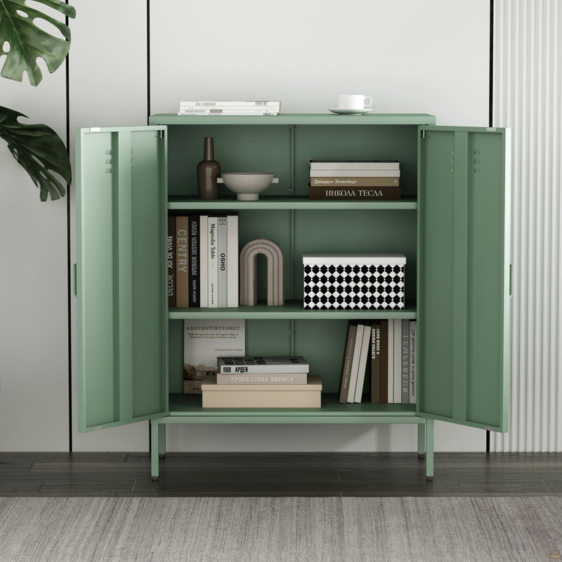 Buffet décoratif vert sauge