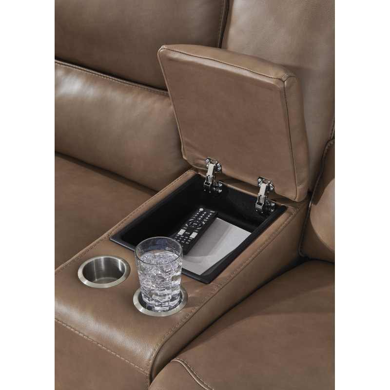 Spear Hill Power Reclining Loveseat With Console